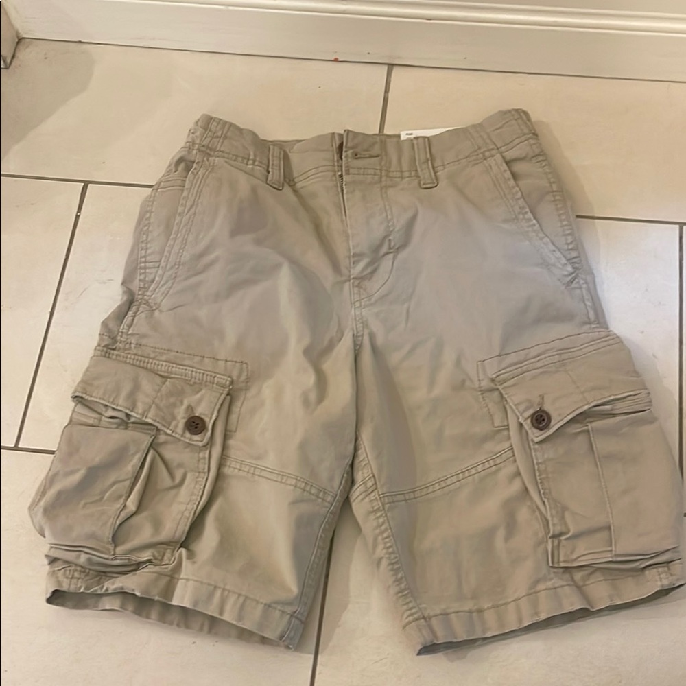 Men's Tan Cargo Shorts